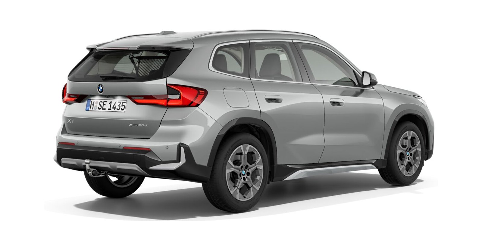 BMW BMW X in Silber von hinten