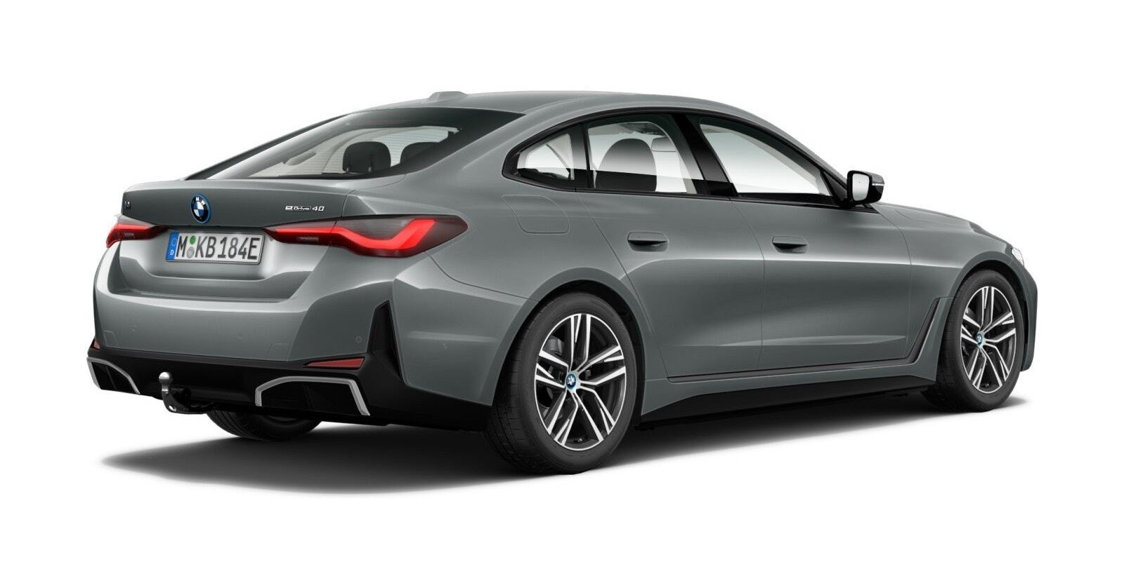 BMW BMW I in Grau von hinten BMW BMW I in Grau von hinten