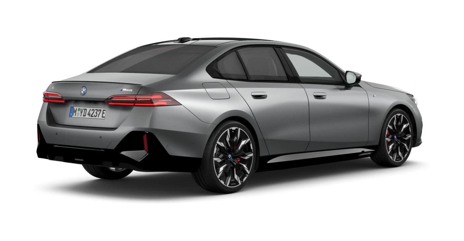 BMW BMW I in Grau von hinten BMW BMW I in Grau von hinten