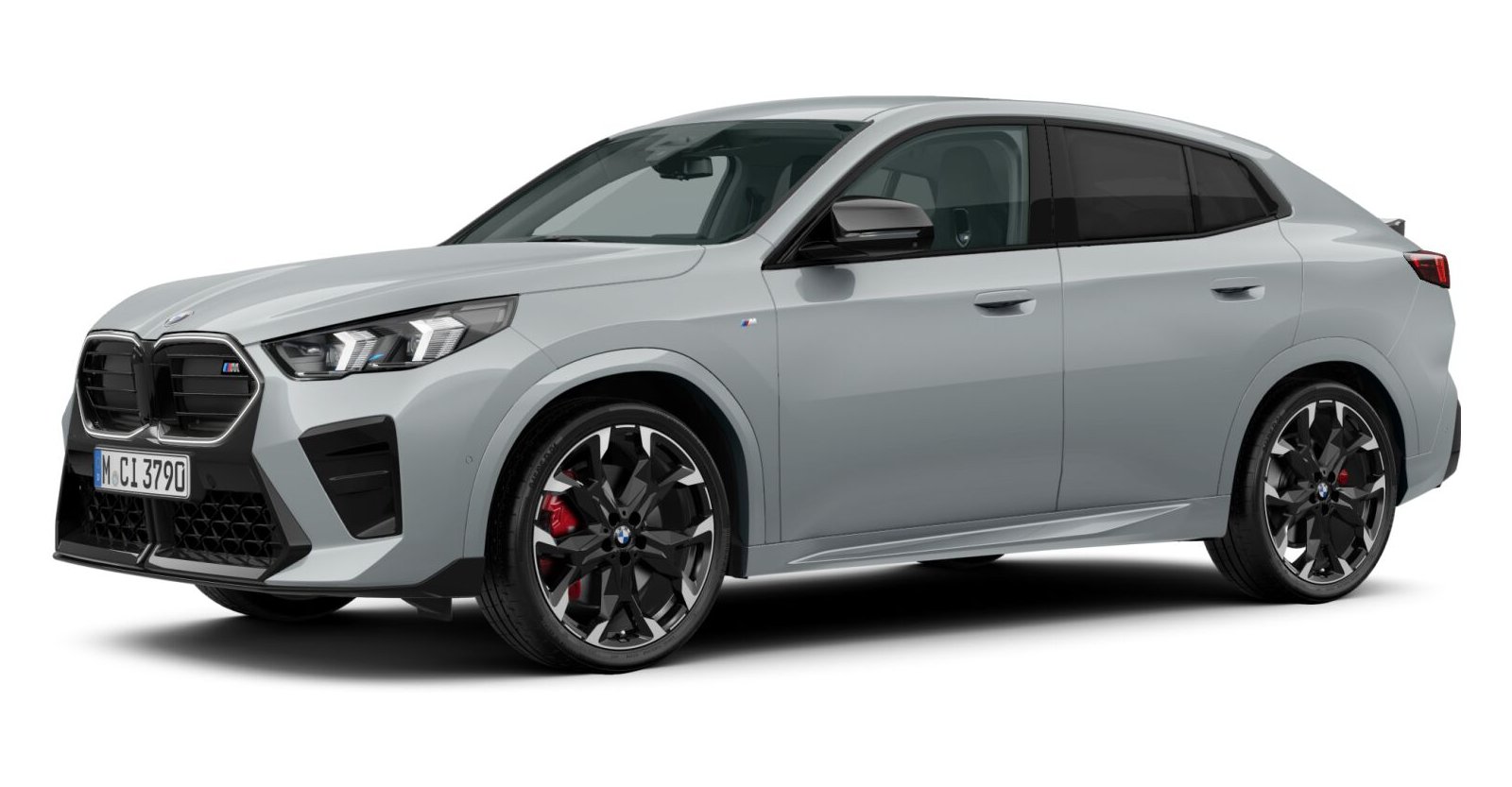 BMW X2 M35i xDrive in Grau von vorne