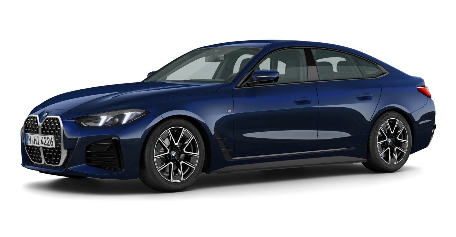 BMW BMW 4er in Blau von vorne BMW BMW 4er in Blau von vorne
