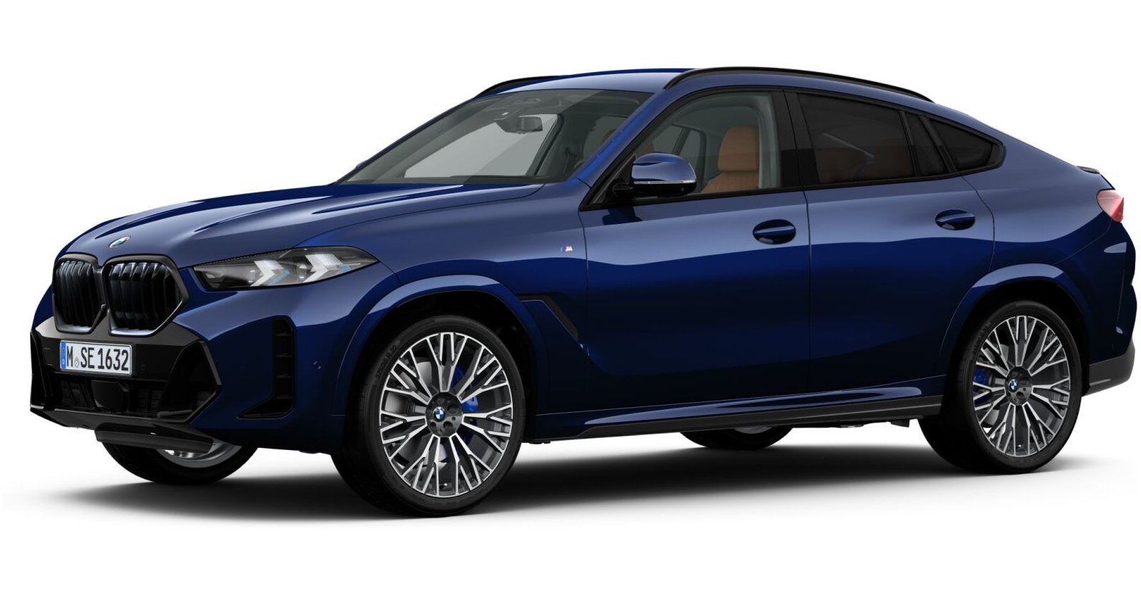 BMW BMW X in Blau von vorne BMW BMW X in Blau von vorne