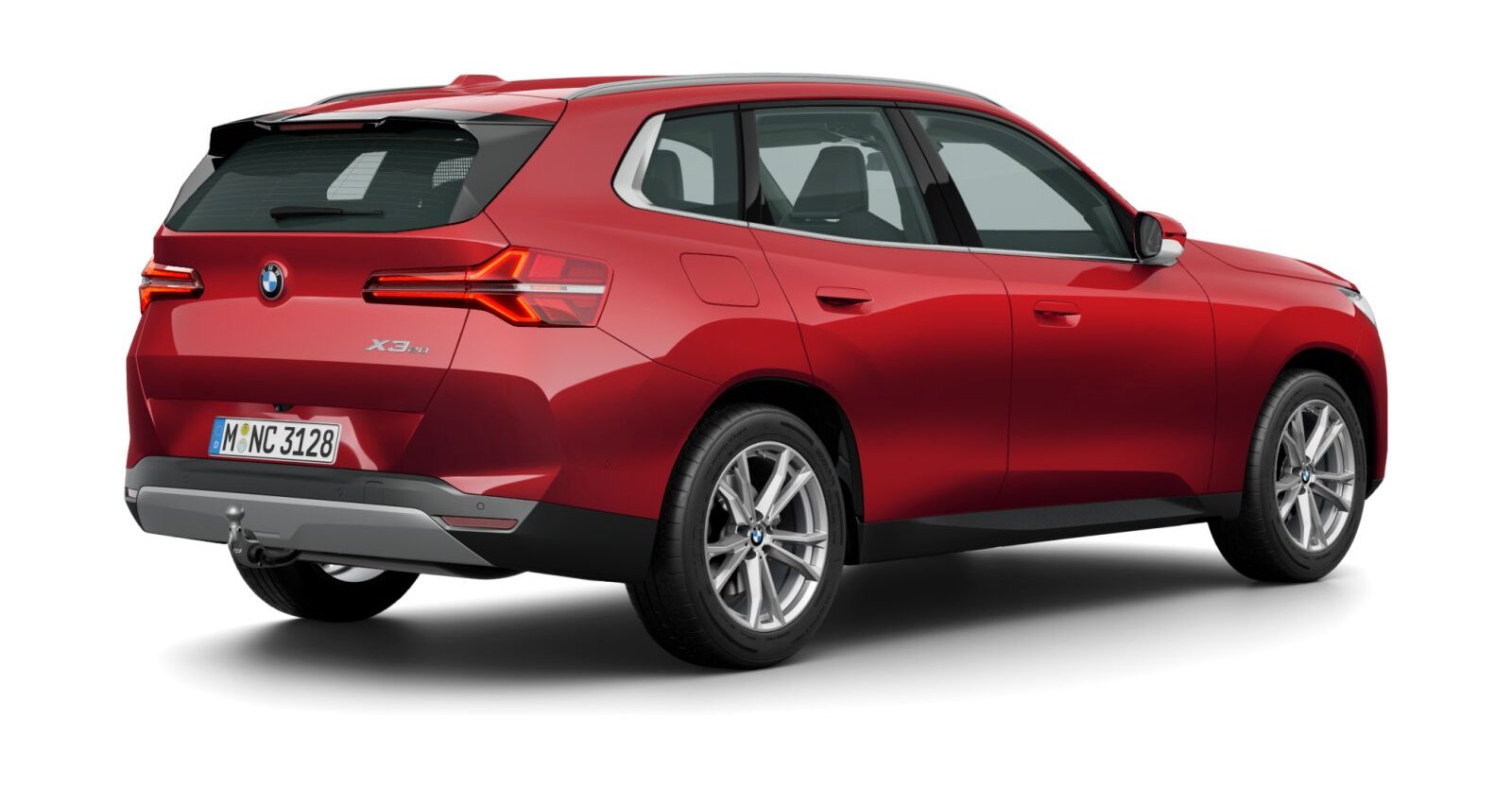 BMW BMW X in Rot von hinten BMW BMW X in Rot von hinten
