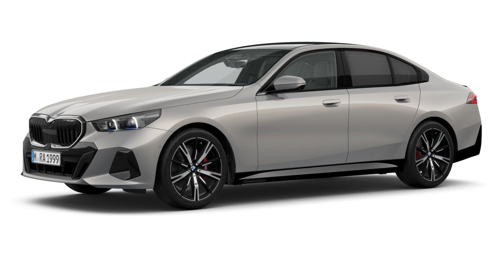 BMW BMW 5er in Grau von vorne