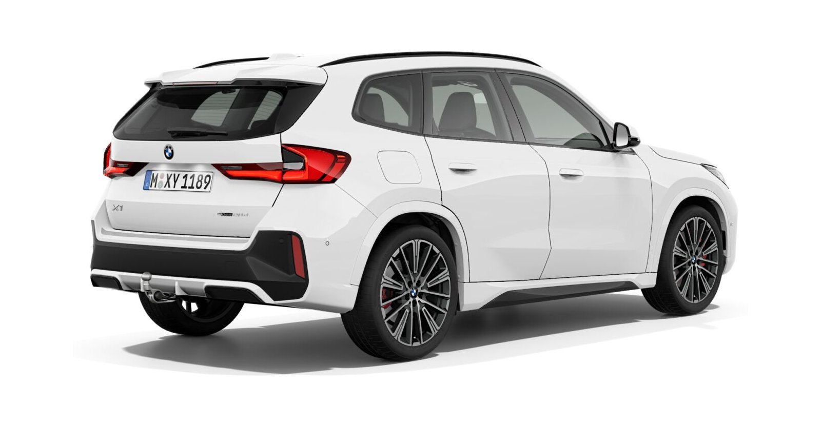 BMW BMW X in Weiß von hinten BMW BMW X in Weiß von hinten
