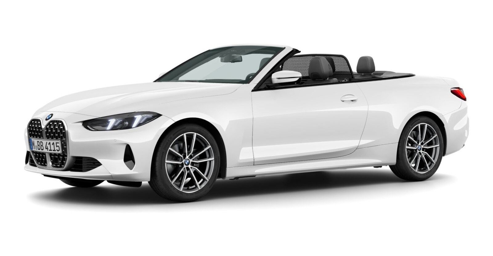 BMW BMW 4er in Weiß von vorne BMW BMW 4er in Weiß von vorne