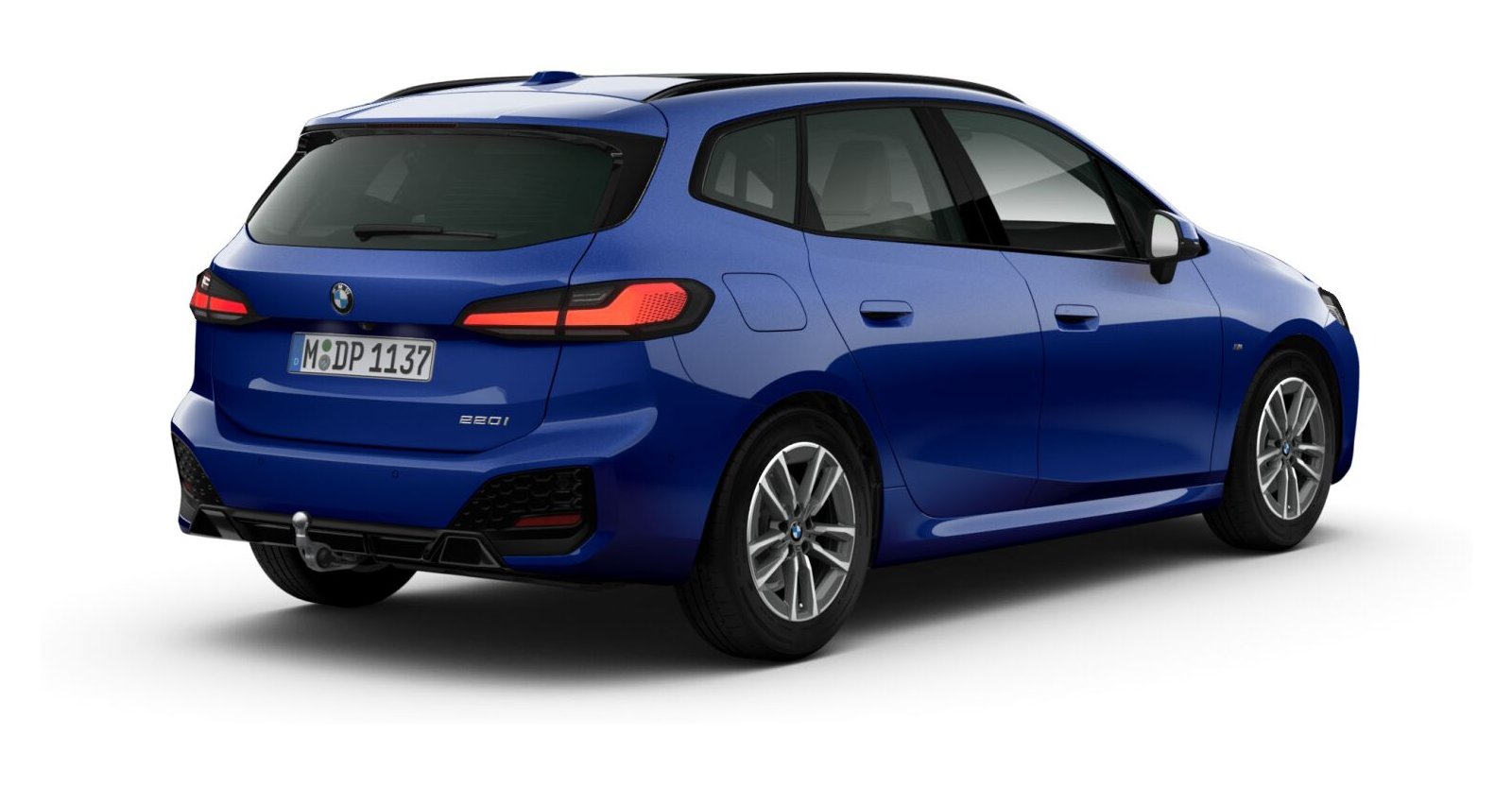 BMW BMW 2er in Blau von hinten BMW BMW 2er in Blau von hinten