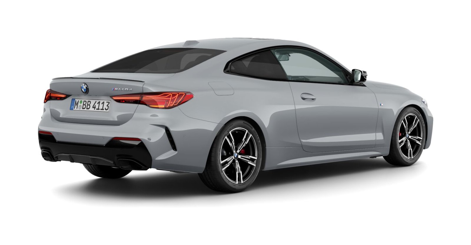 BMW BMW 4er in Grau von hinten