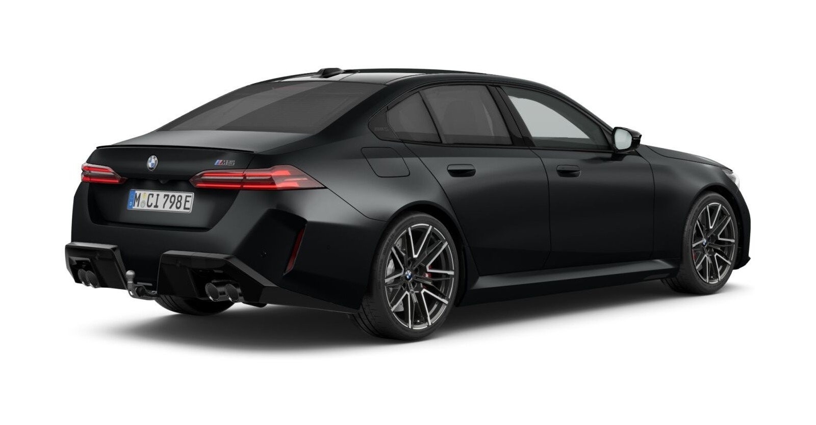 BMW BMW M in Schwarz von hinten