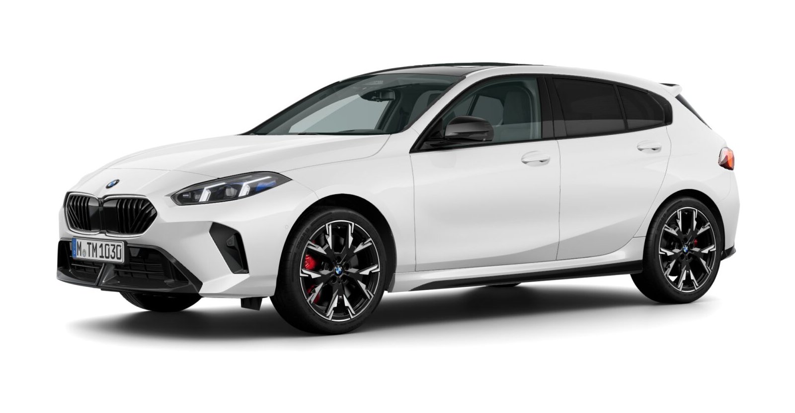BMW BMW 1er in Weiß von vorne