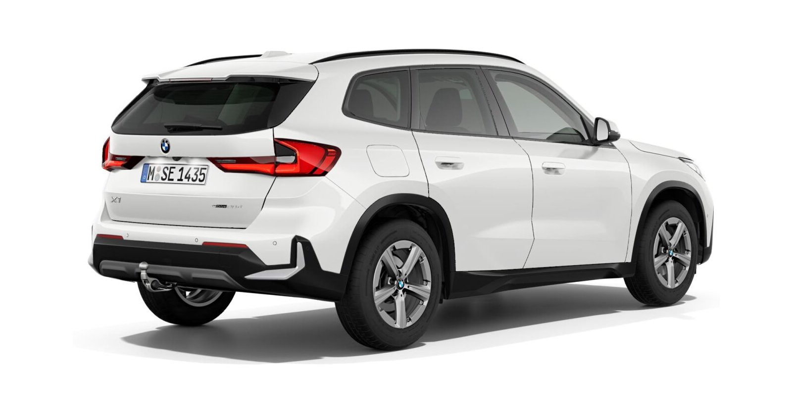 BMW BMW X in Weiß von hinten BMW BMW X in Weiß von hinten