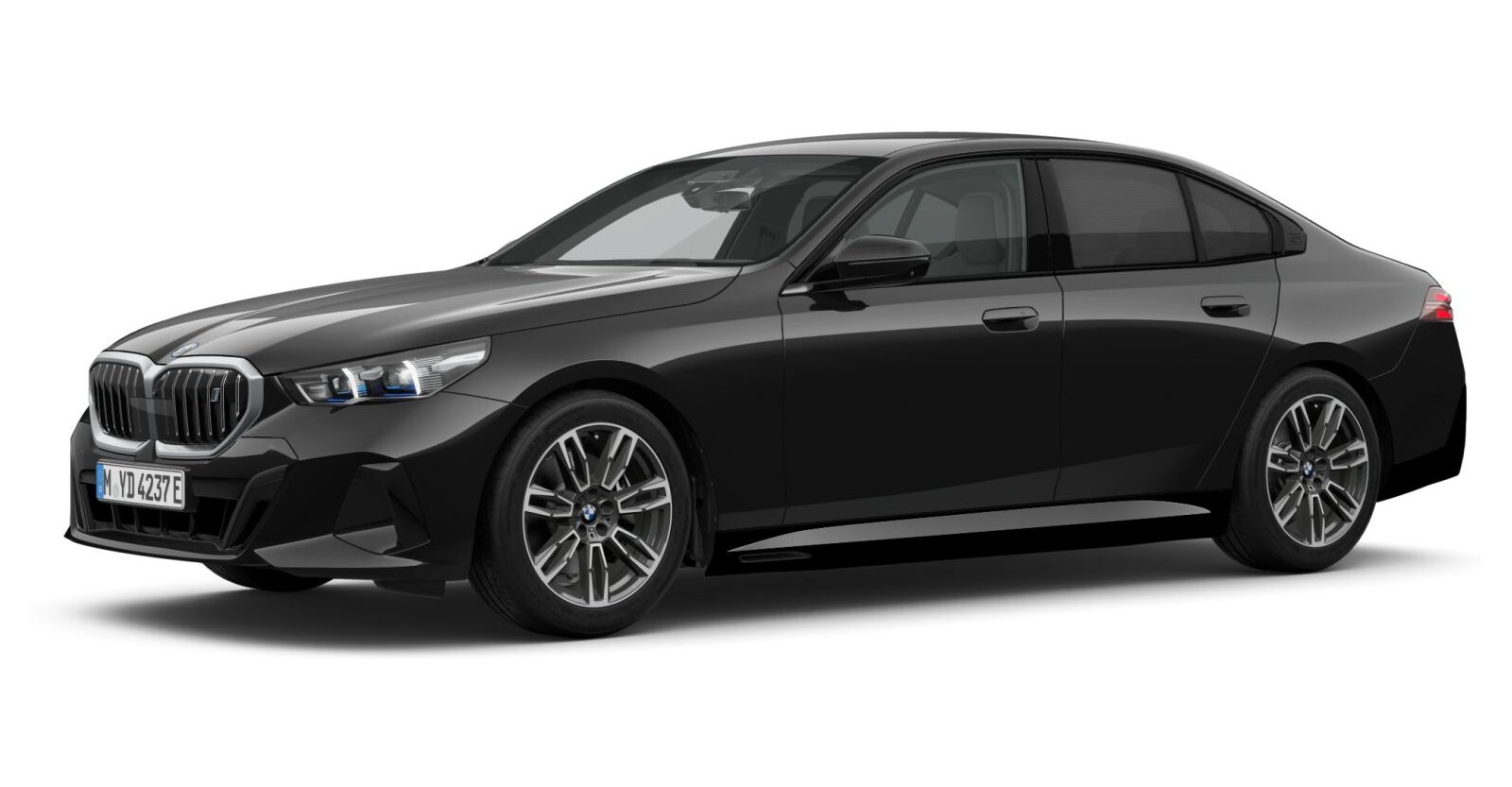 BMW BMW I in Schwarz von vorne