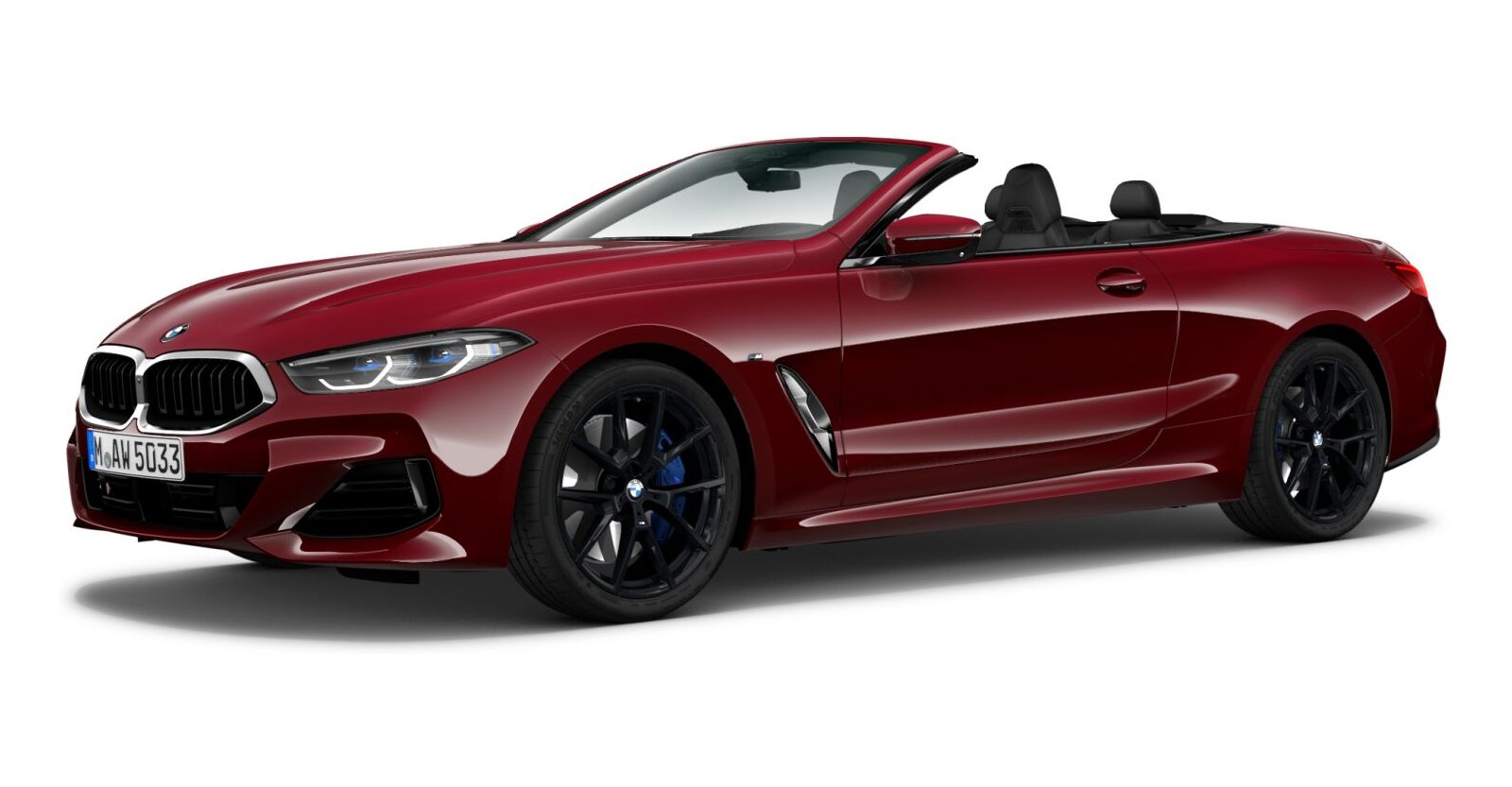 BMW BMW 8er in Rot von vorne