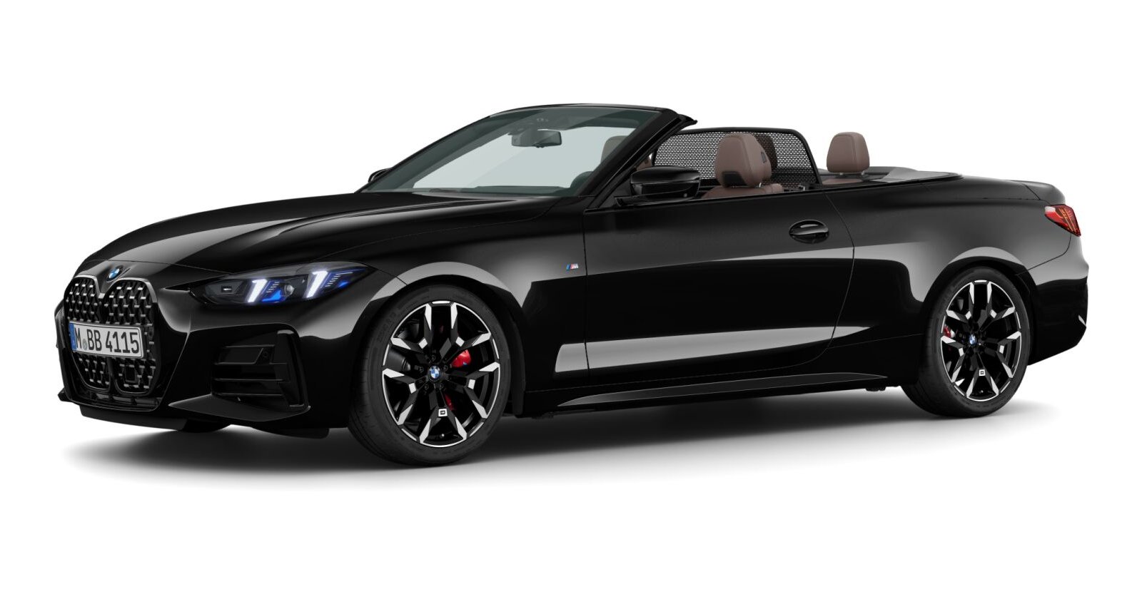 BMW BMW 4er in Schwarz von vorne