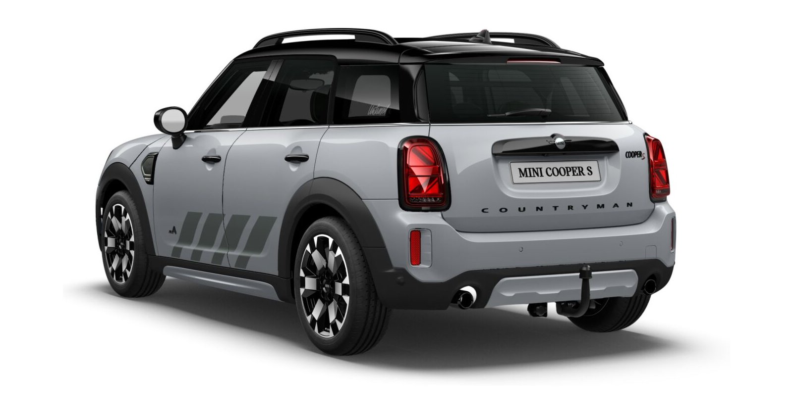 MINI MINI Countryman in Grau von hinten