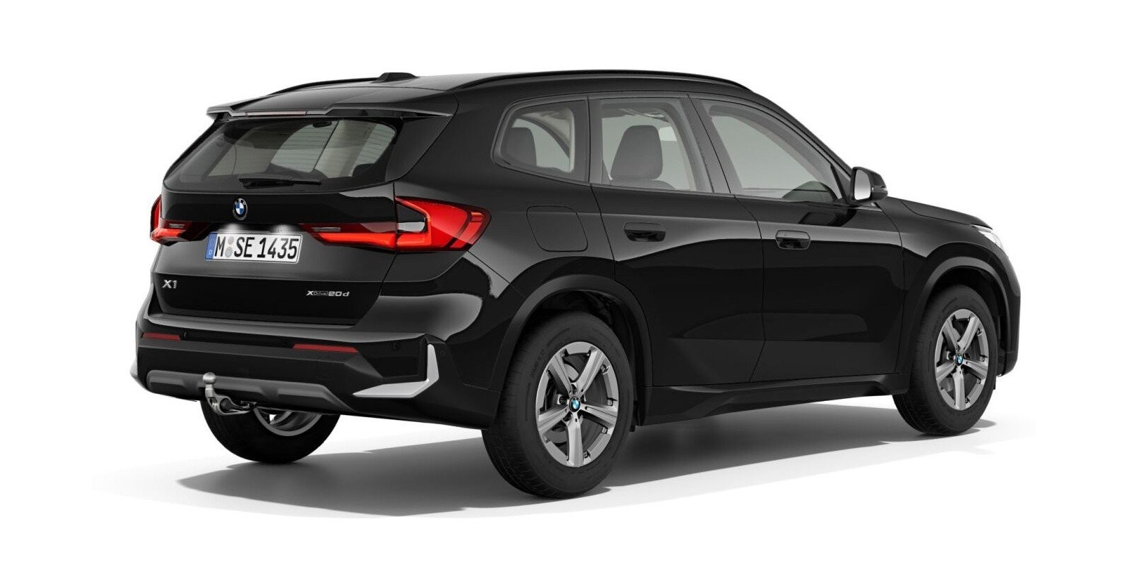 BMW BMW X in Schwarz von hinten BMW BMW X in Schwarz von hinten