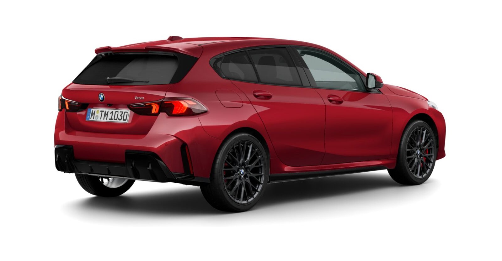 BMW BMW 1er in Rot von hinten