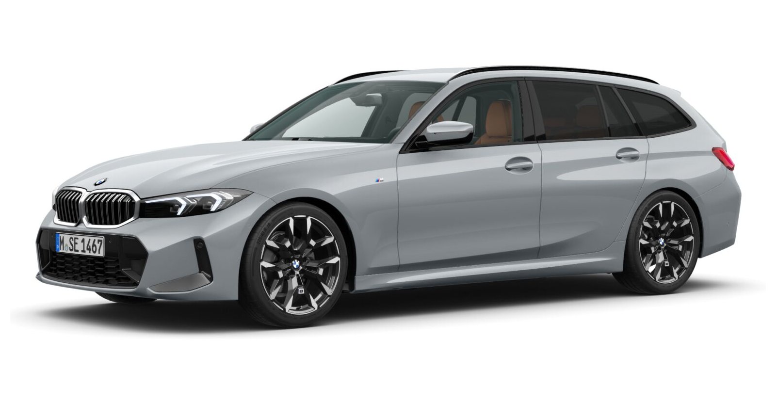 BMW BMW 3er in Grau von vorne