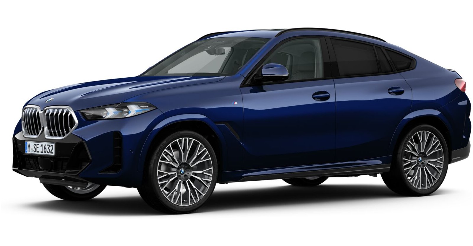 BMW BMW X in Blau von vorne