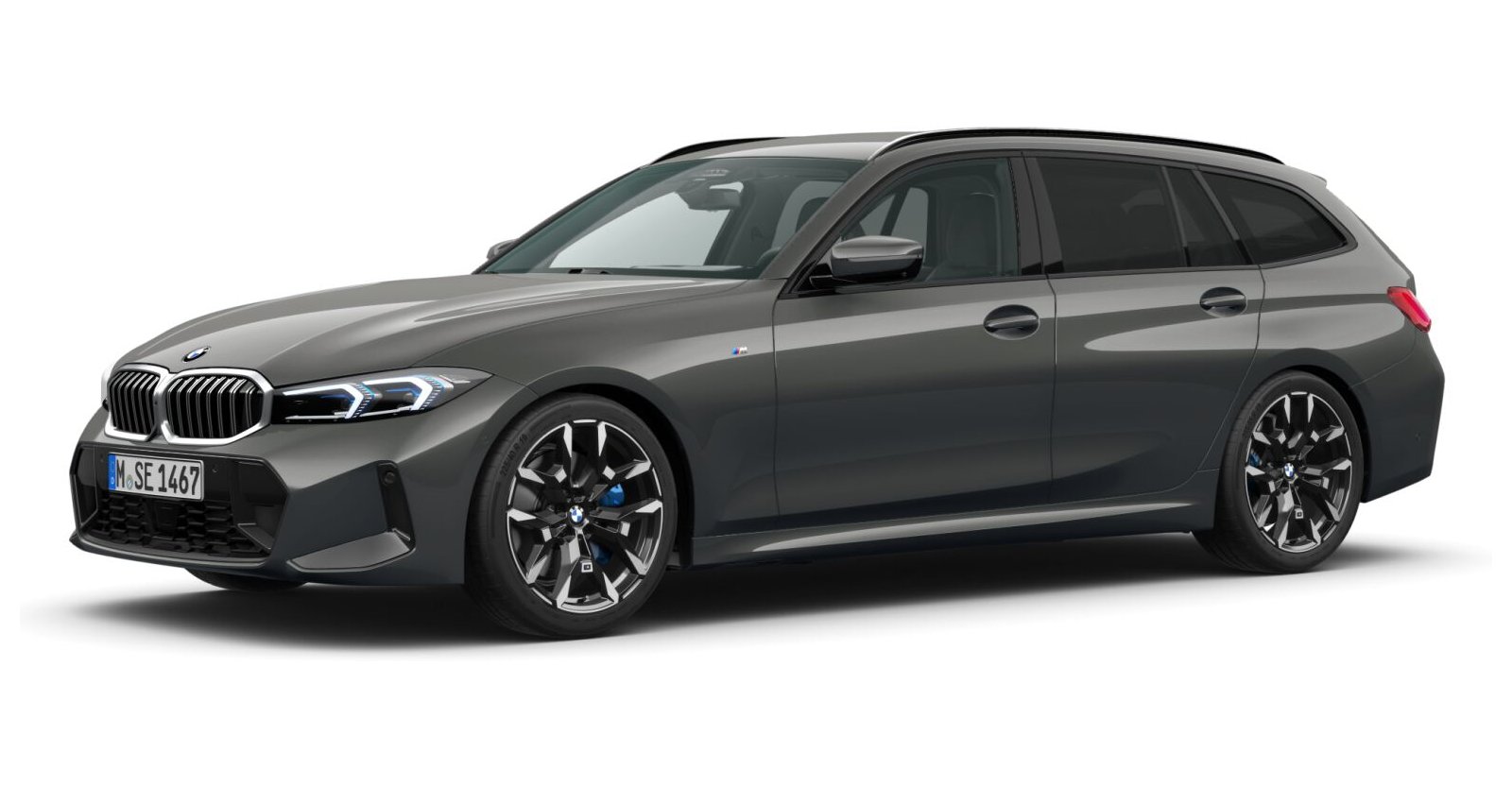 BMW BMW 3er in Grau von vorne BMW BMW 3er in Grau von vorne