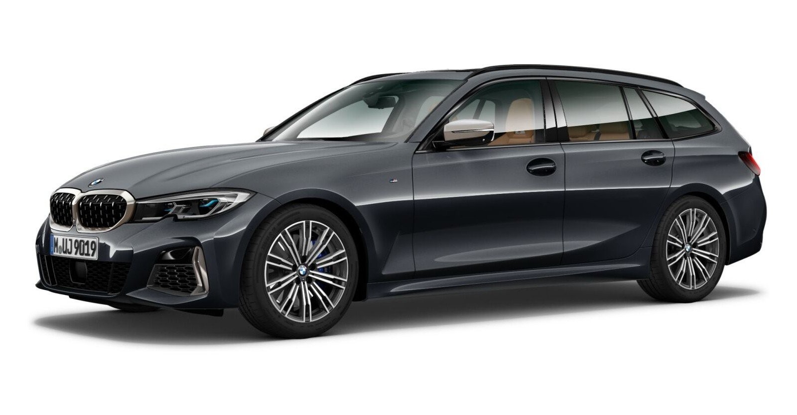 BMW BMW 3er in Grau von vorne BMW BMW 3er in Grau von vorne