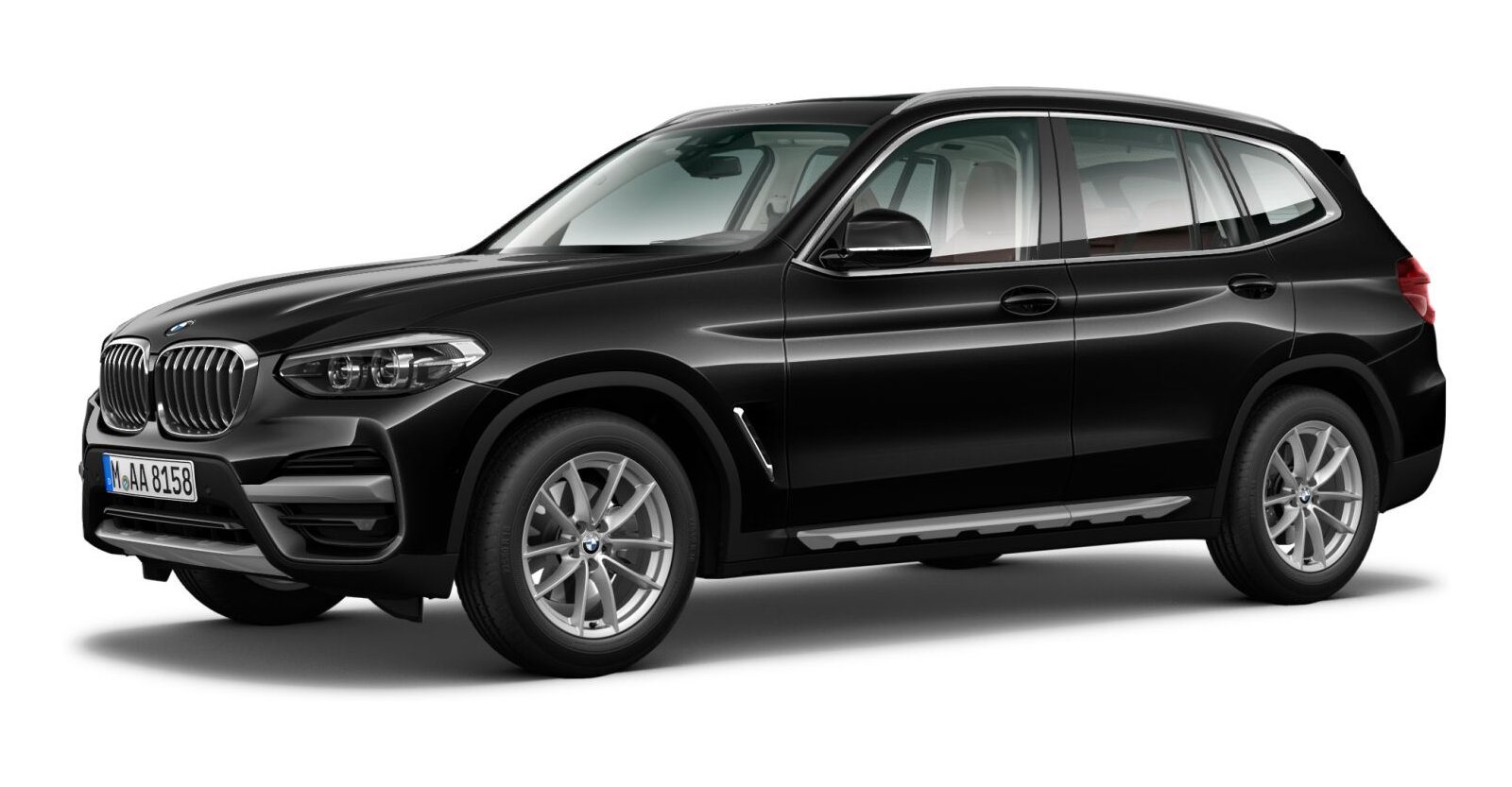 BMW BMW X in Schwarz von vorne BMW BMW X in Schwarz von vorne