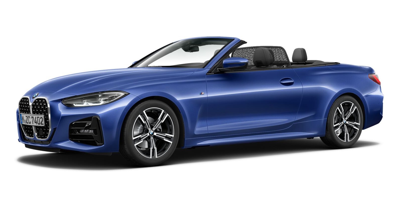 BMW BMW 4er in Blau von vorne BMW BMW 4er in Blau von vorne
