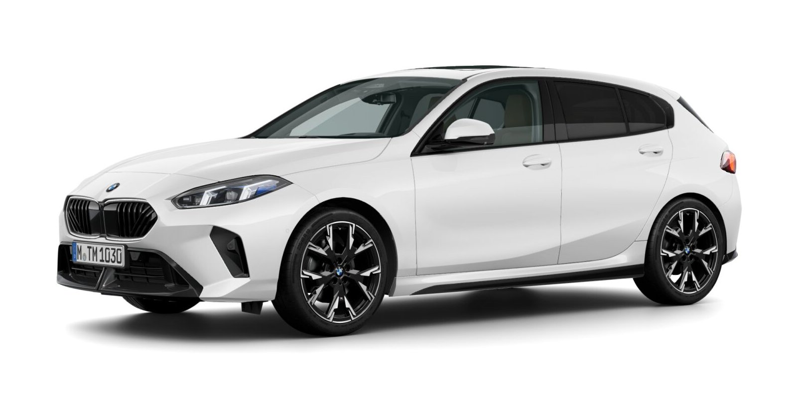 BMW BMW 1er in Weiß von vorne