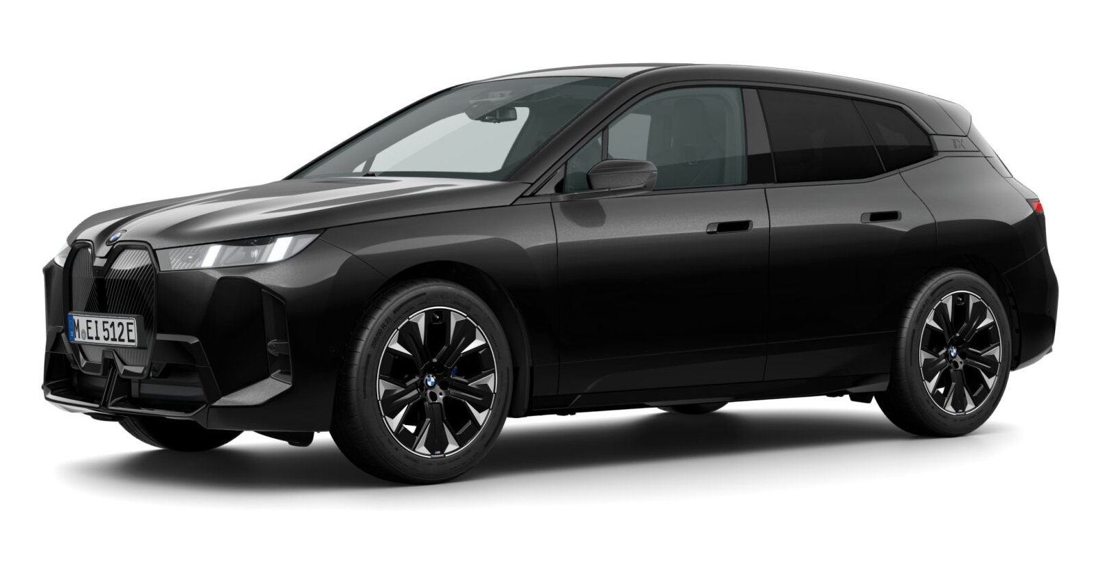 BMW BMW I in Schwarz von vorne
