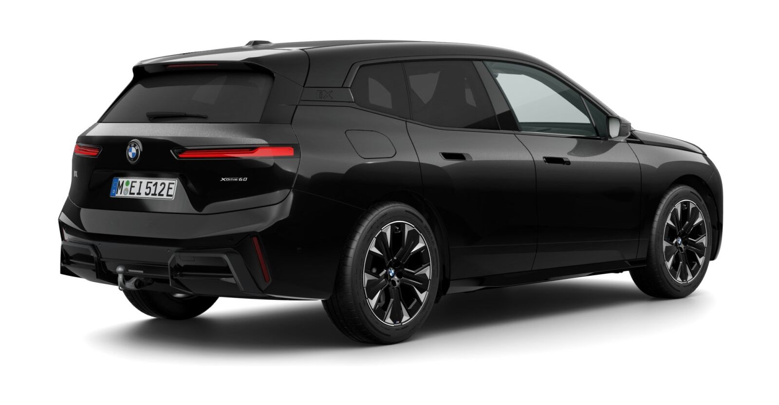 BMW BMW I in Schwarz von hinten