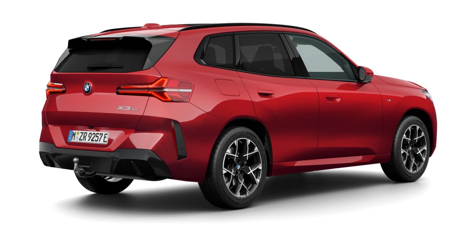 BMW BMW X in Rot von hinten BMW BMW X in Rot von hinten
