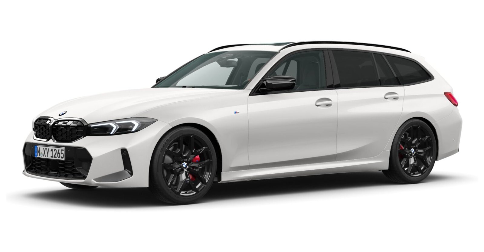 BMW BMW 3er in Weiß von vorne