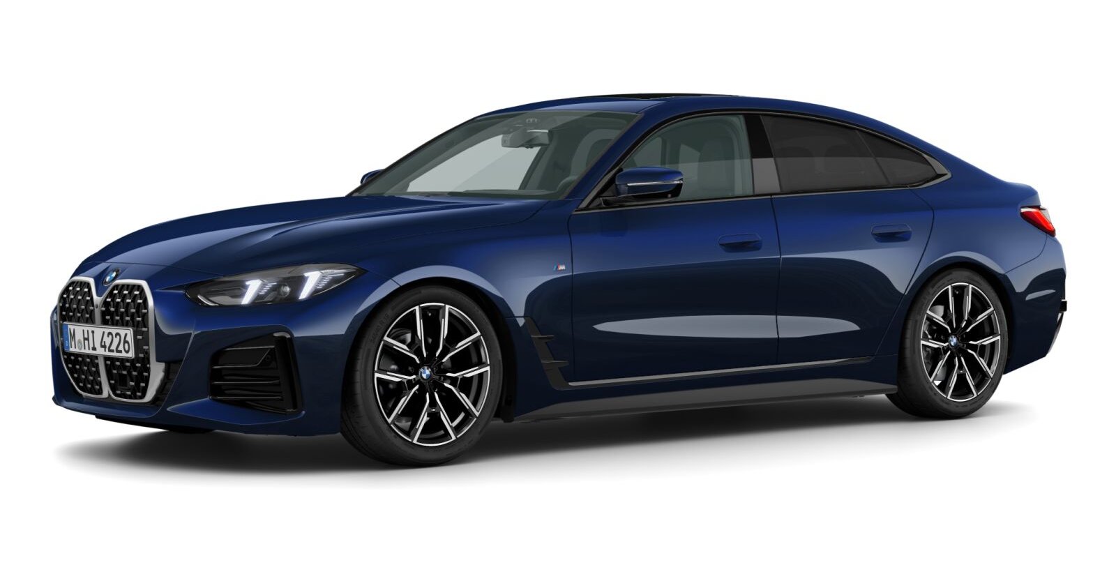 BMW BMW 4er in Blau von vorne BMW BMW 4er in Blau von vorne