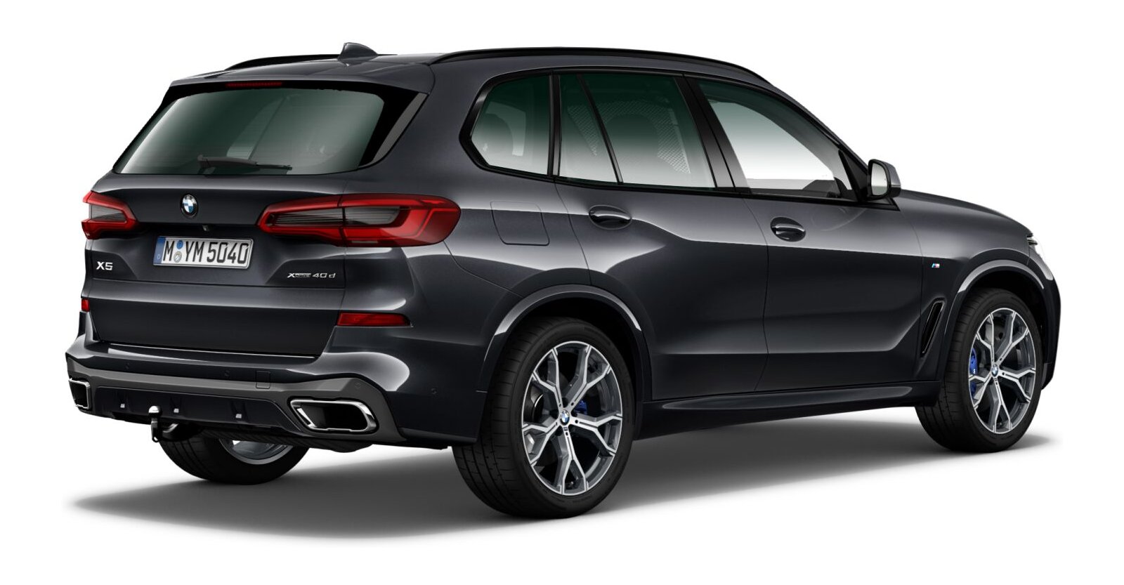 BMW BMW X in Grau von hinten BMW BMW X in Grau von hinten