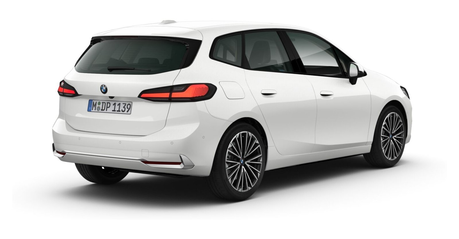 BMW BMW 2er in Weiß von hinten BMW BMW 2er in Weiß von hinten