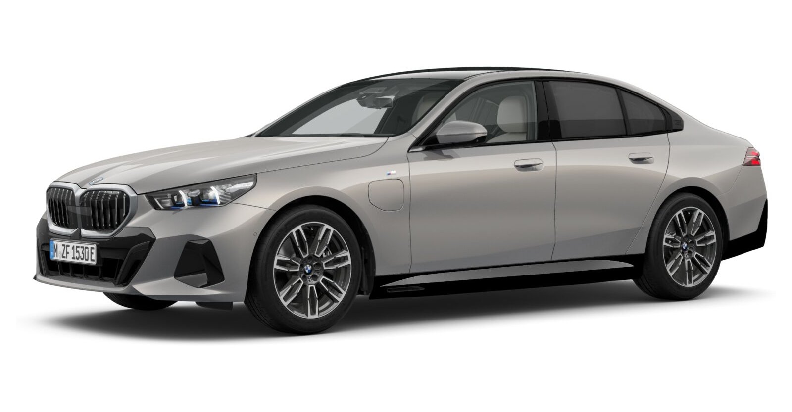 BMW BMW 5er in Grau von vorne