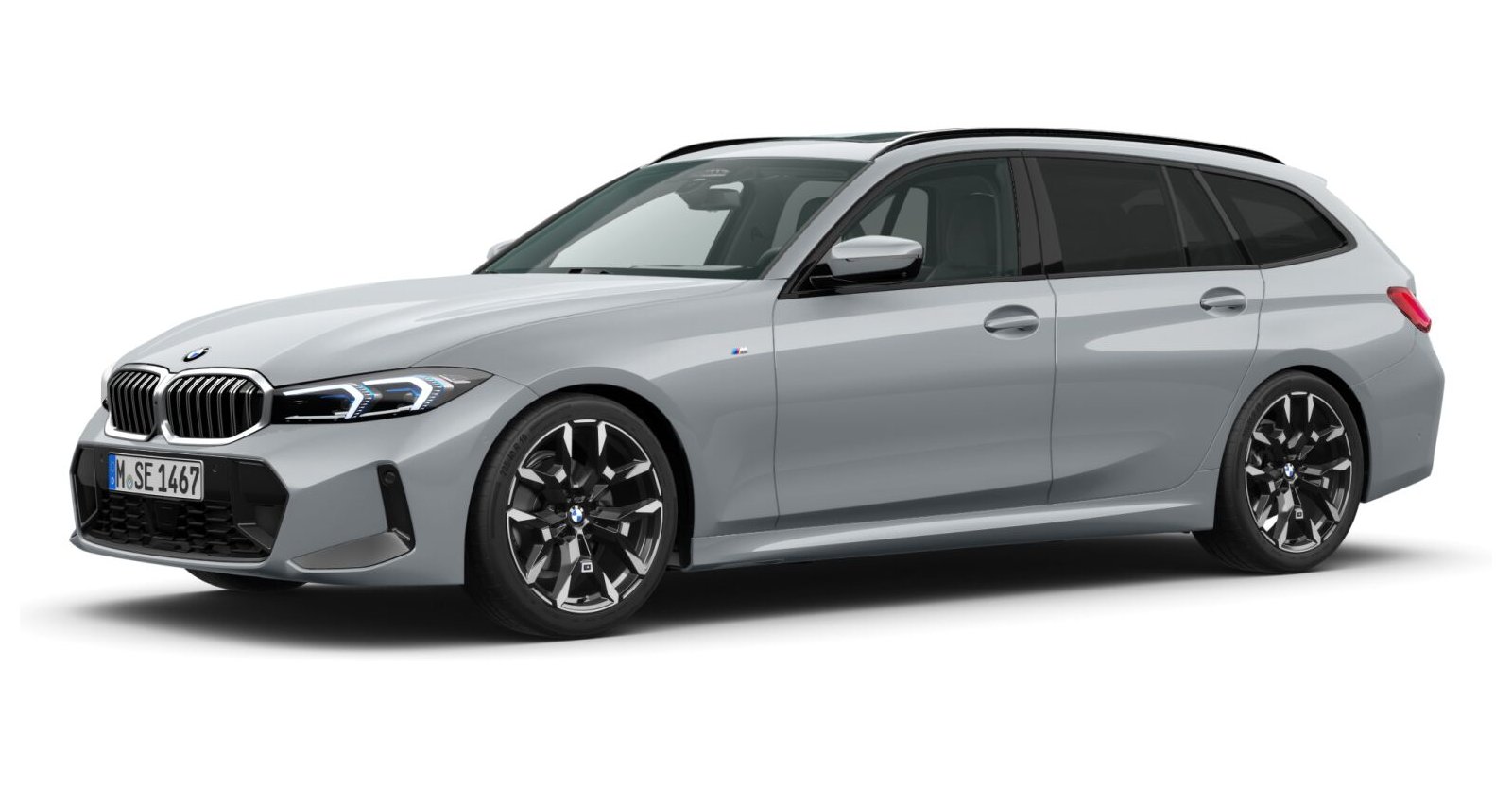 BMW BMW 3er in Grau von vorne