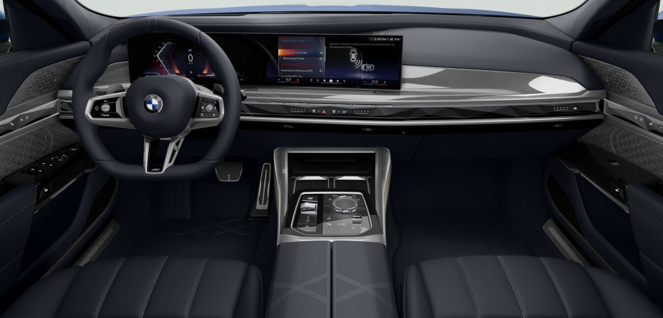 BMW BMW 7er im Innenraum von vorne