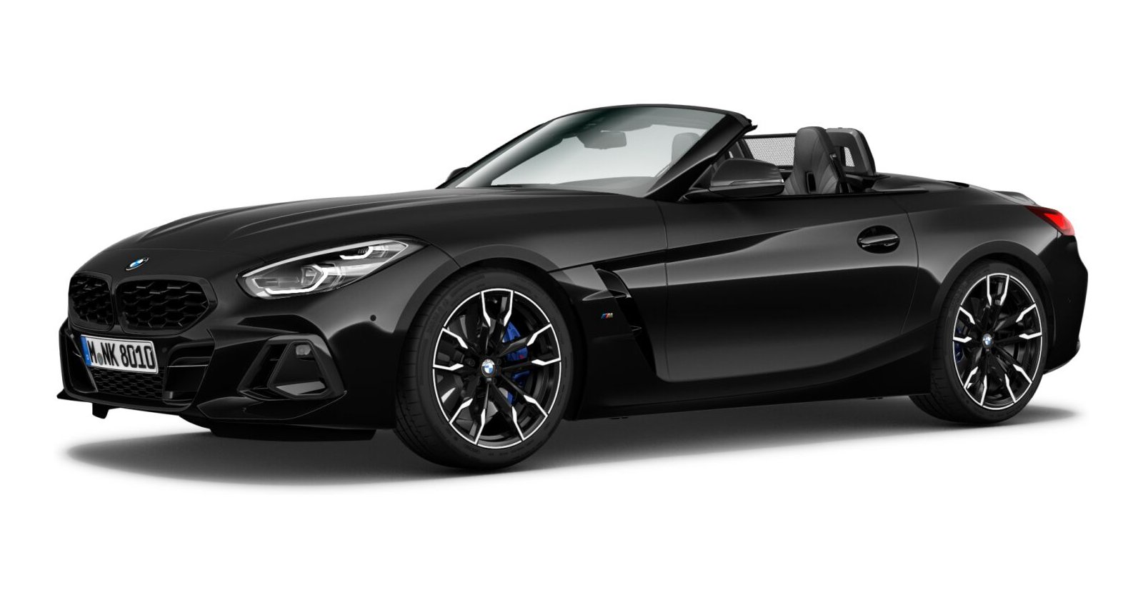 BMW Z4 M40i in Schwarz von vorne