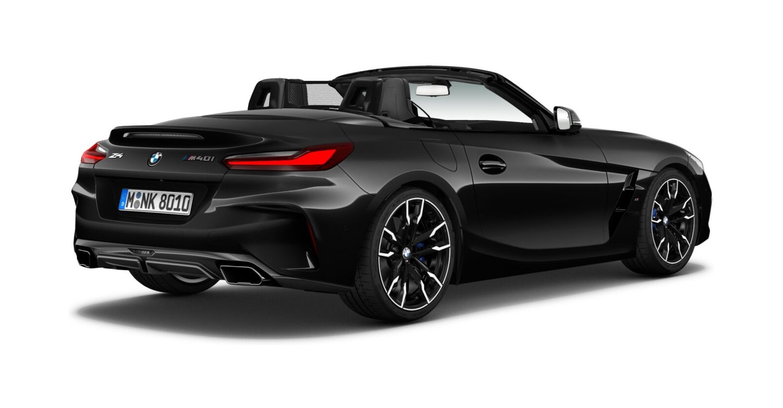BMW BMW Z in Schwarz von hinten