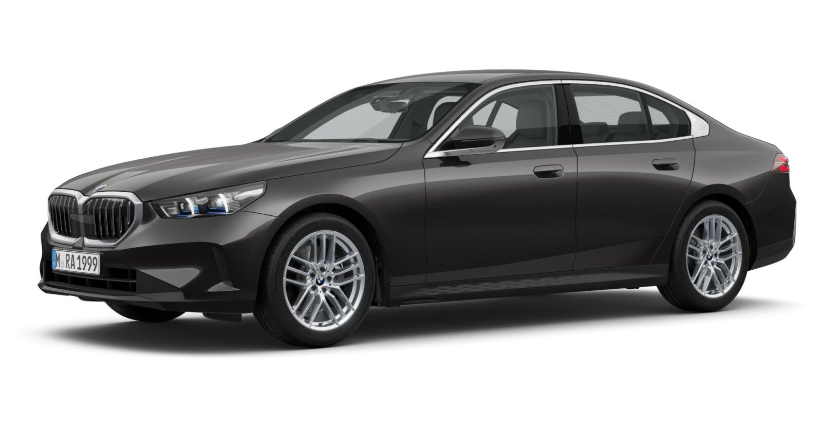 BMW 540d xDrive Limousine in Grau von vorne BMW 540d xDrive Limousine in Grau von vorne