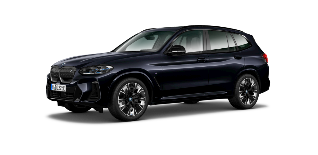 BMW BMW I in Schwarz von vorne BMW BMW I in Schwarz von vorne