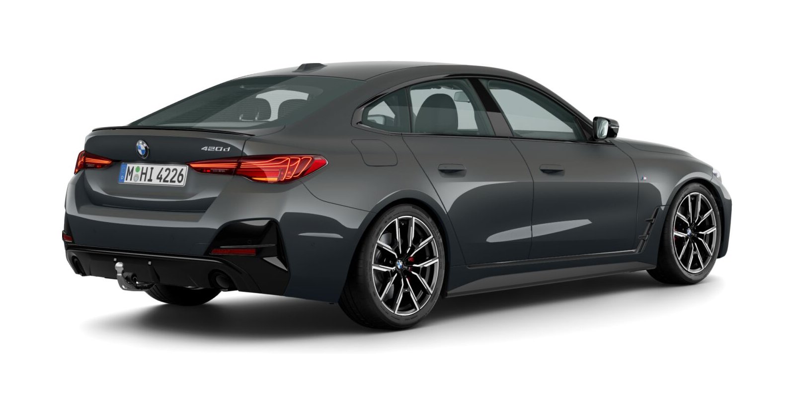 BMW BMW 4er in Grau von hinten
