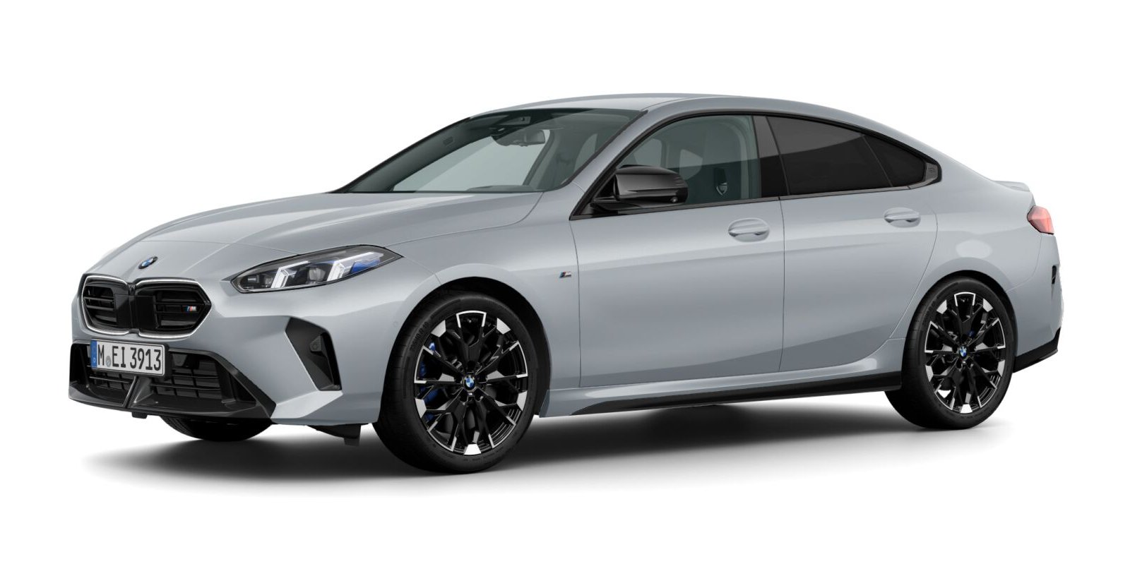 BMW M235 xDrive Gran Coupé in Grau von vorne BMW M235 xDrive Gran Coupé in Grau von vorne