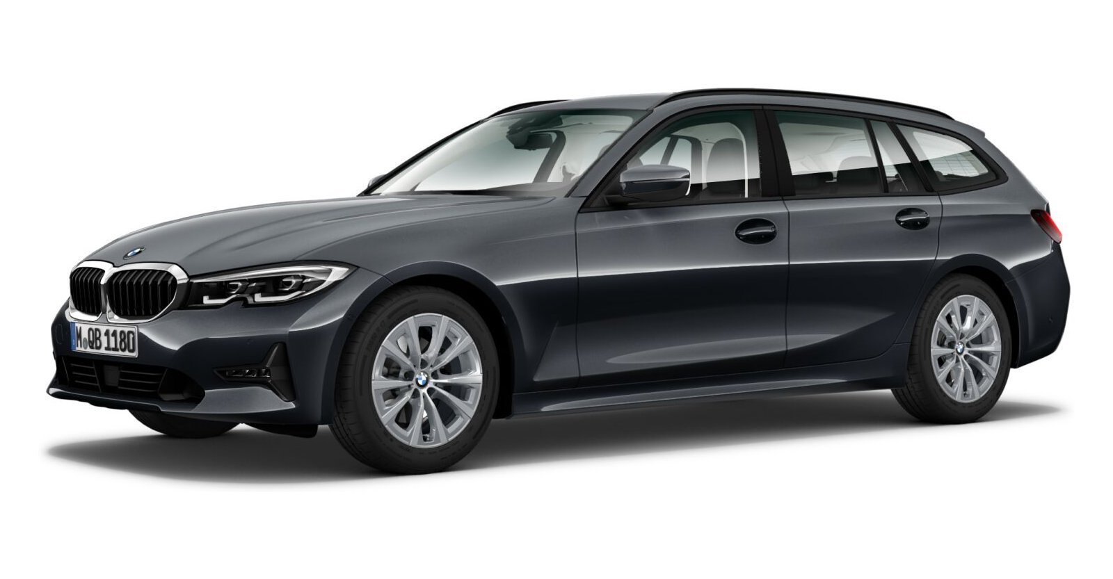 BMW BMW 3er in Grau von vorne BMW BMW 3er in Grau von vorne