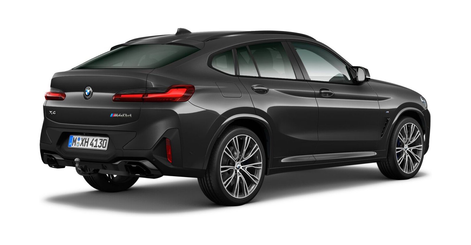 BMW BMW X in Grau von hinten
