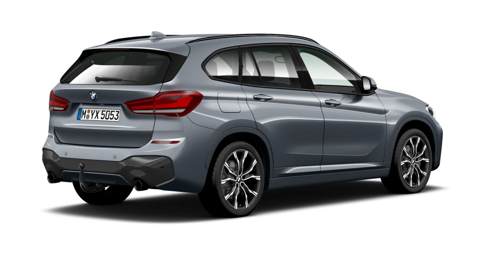 BMW BMW X in Grau von hinten