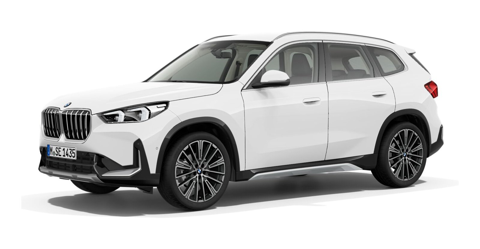 BMW X1 sDrive20d in Weiß von vorne BMW X1 sDrive20d in Weiß von vorne