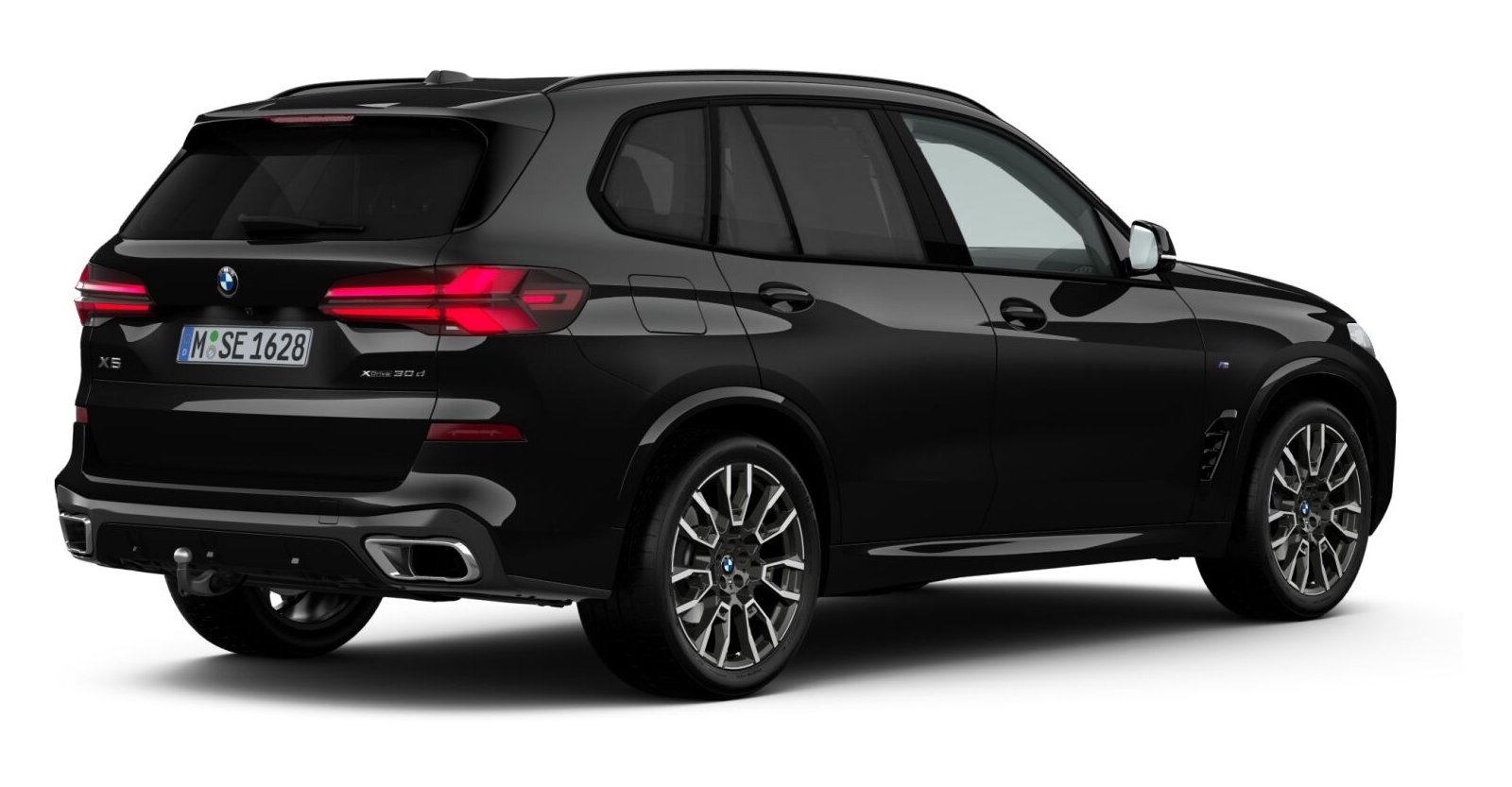 BMW BMW X in Schwarz von hinten BMW BMW X in Schwarz von hinten