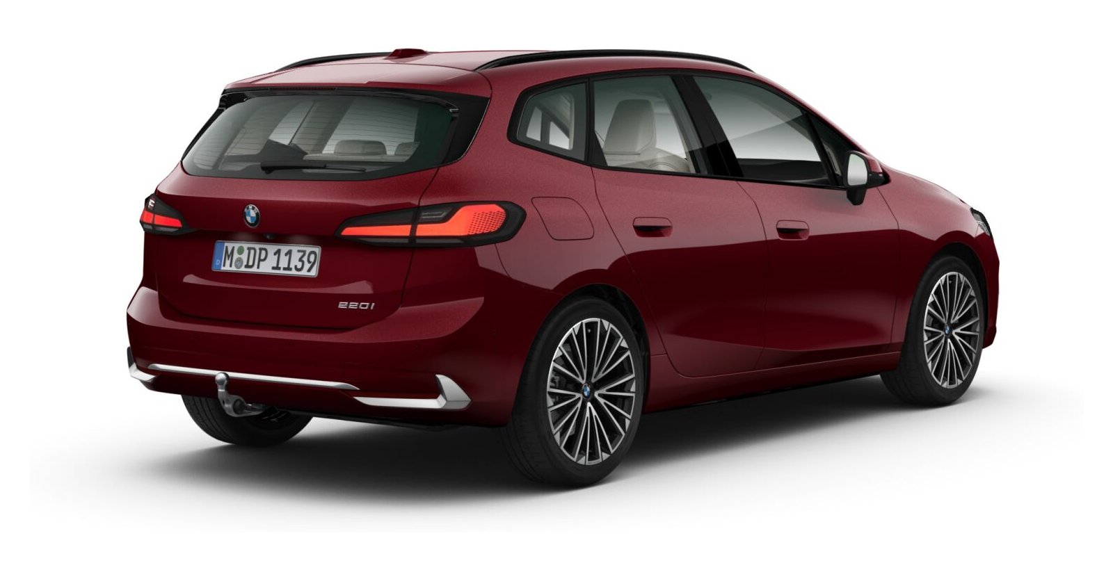BMW BMW 2er in Rot von hinten BMW BMW 2er in Rot von hinten